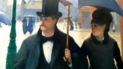 Paris Street; Rainy Day, Gustave Caillebotte, 1877
